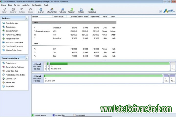 AOMEI Partition Assistant 9.6.1 Free Download