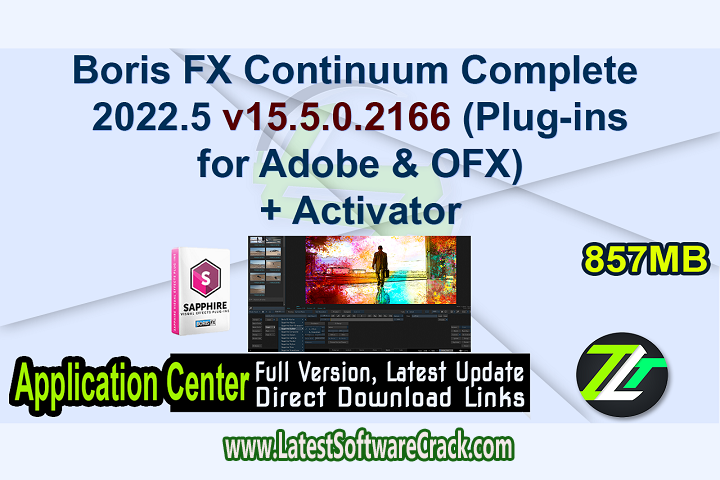 Boris FX Continuum Complete 2022.5 v15.5.0.2166 Free Download