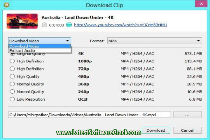 4K Video Downloader v4.21.1.4960 Free Download
