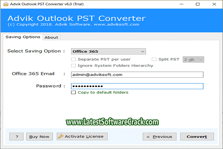 Advik Outlook PST Converter 7.2 Free Download