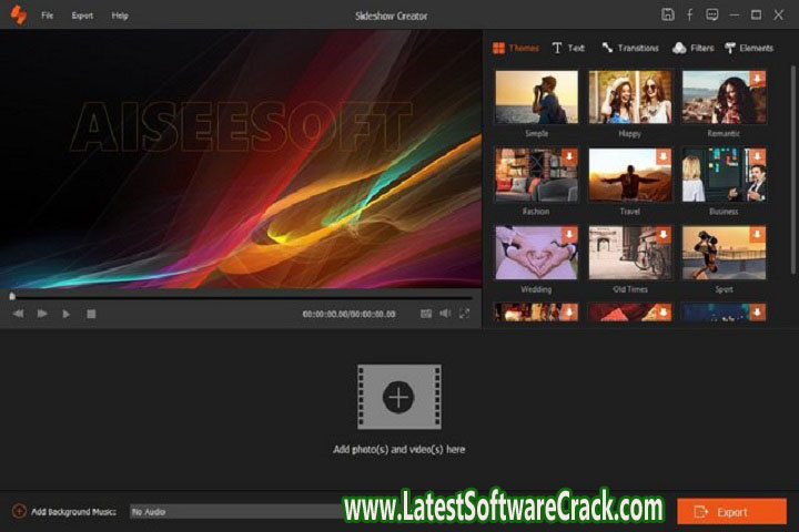Aiseesoft Slideshow Creator 1.0.30 Free Download