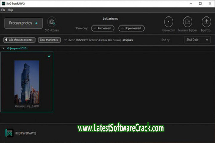 DxO PhotoLab Elite 5.4.0 Free Download