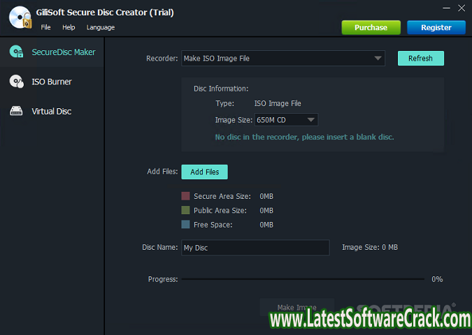 GiliSoft Secure Disc Creator 8.2 free Download