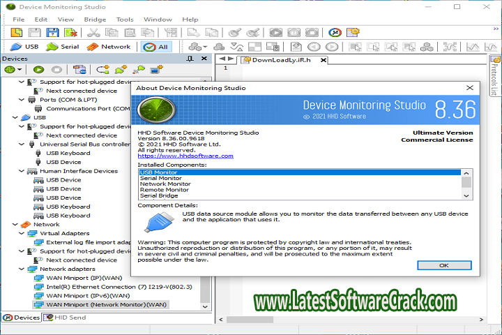 HHD Software Device Monitoring Studio Ultimate 8.45.00.9929 Free Download