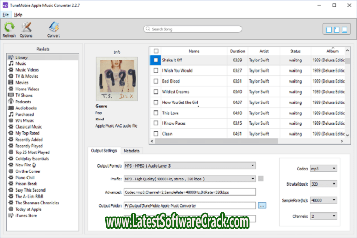 TuneMobie Spotify Music Converter 3.2.6 Free Download