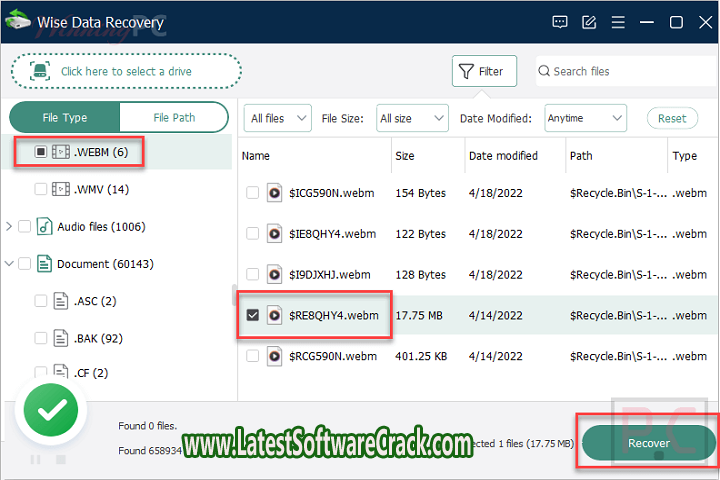 Wise Data Recovery Pro v6.1.2.493 Free Download