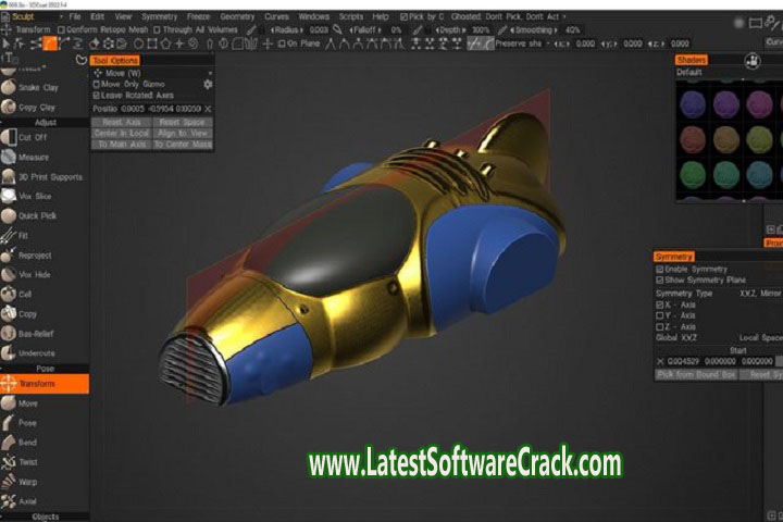 3DCoat 2022.45 with crack