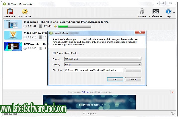 4K Video Downloader v4.21.4.5000 Free Download with Patch