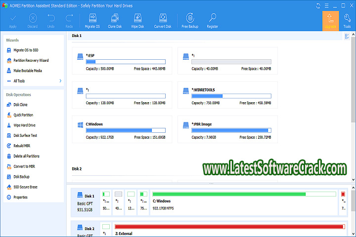 AOMEI Partition Assistant v9.9 Free Download