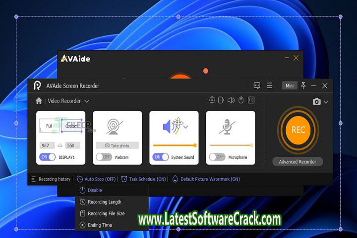 AVAide Screen Recorder 1.0.18 Free Download with patch