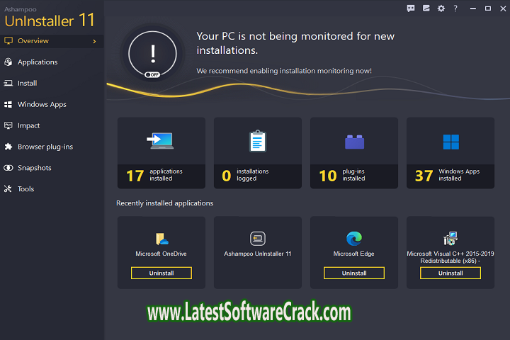Ashampoo UnInstaller 11.00.16 free download with patch