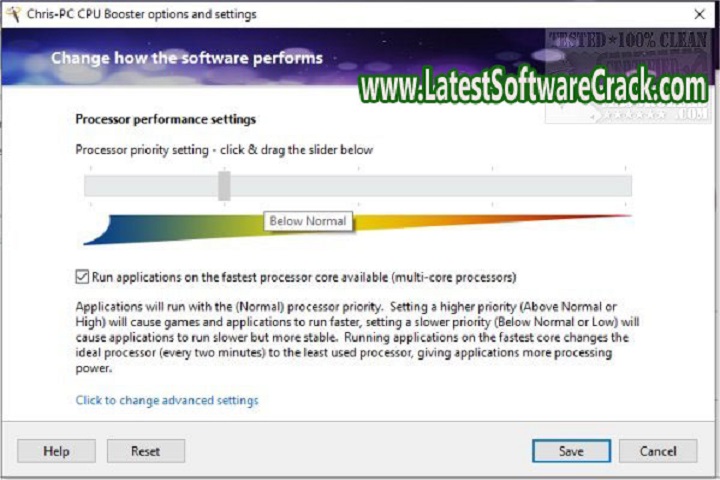 Chris-PC CPU Booster 2.07.21 Free Download with crack