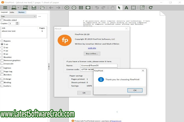 FinePrint v11.20 Free Download with patch