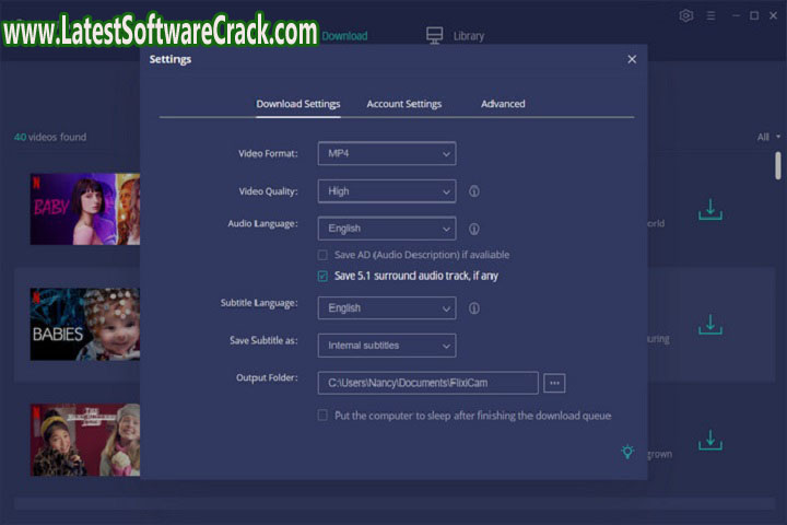 FlixiCam Netflix Video Downloader v1.8.7 Free Download with crack FlixiCam Netflix Video Downloader v1.8.7 Free Download with crack