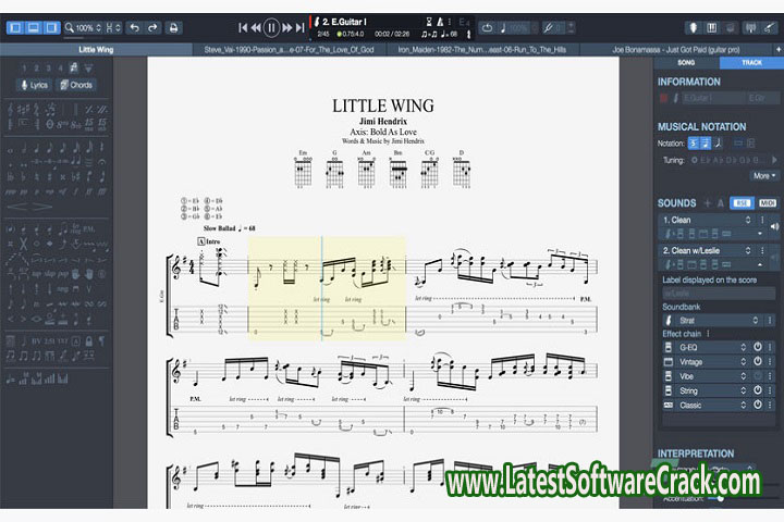 Guitar Pro v8.0.1  with crack