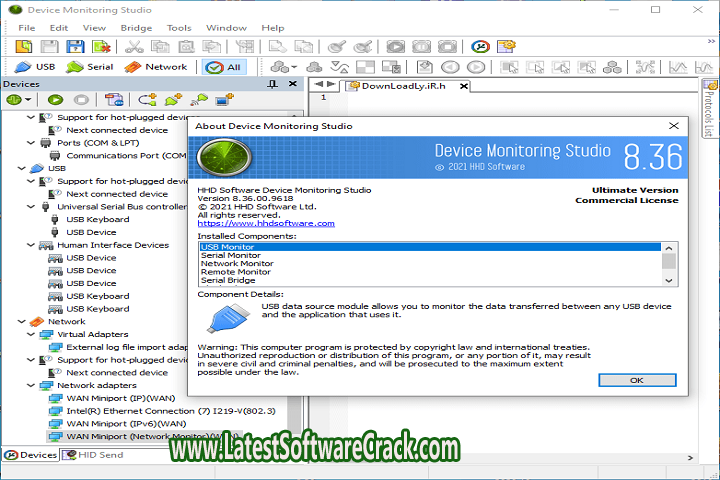 HHD Software Monitoring Studio 8.45.00.9929 free download with crack