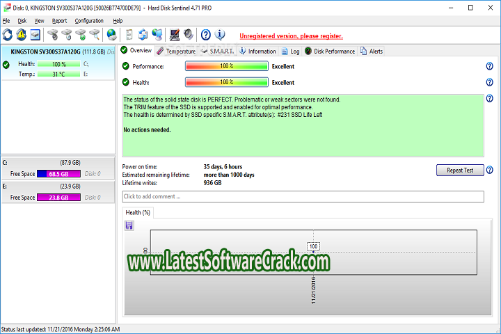 Hard Disk Sentinel Pro 6.01.5 Free Download with patch