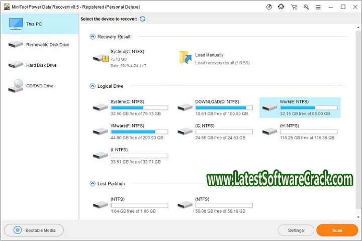 MiniTool Power Data Recovery v11.3 Free Download
