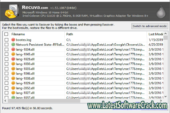 Recuva Professional + Business + Technician v1.53.2083 Free Download with patch