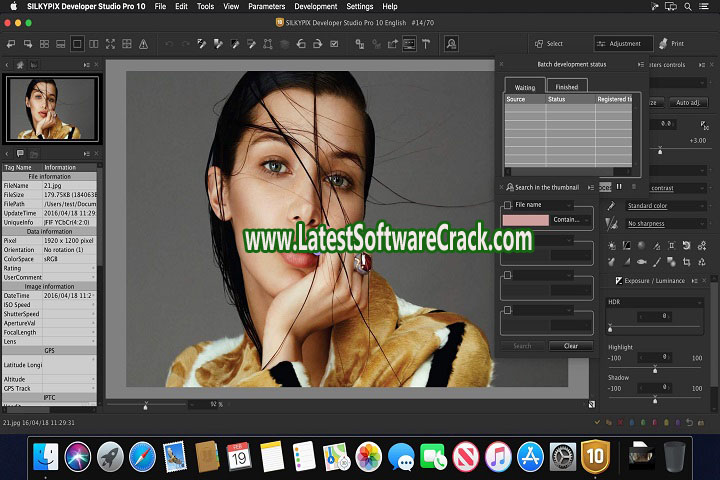 SILKYPIX Developer Studio Pro v11.0.5.0 Free Download with crack