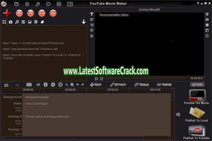 YouTube Movie Maker Platinum v22.05 Free Download with crack