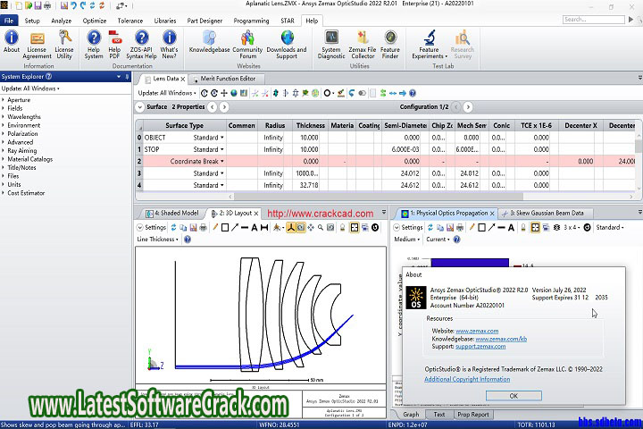 ANSYS_Zemax_OpticStudio_2022_R2.01 Free Download with Patch