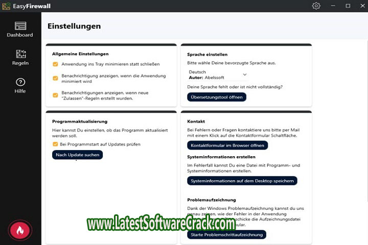 Abelssoft EasyFirewall v1.0.40830 free download with patch