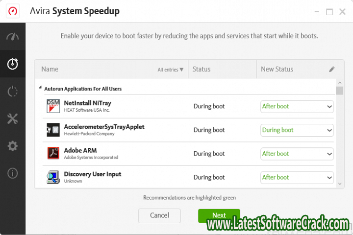 Avira System Speedup Pro v6.21.0.9 Free Download With Patch Avira System Speedup Pro v6.21.0.9 Free Download With Patch