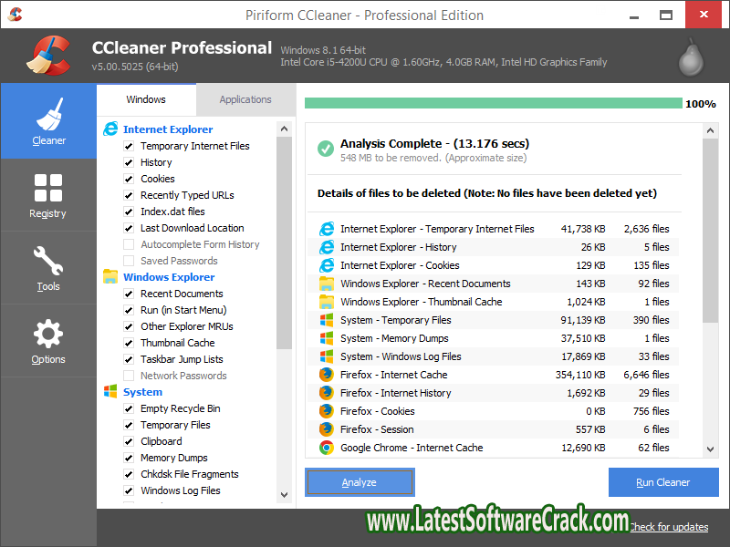 CCleaner 6.04.10044 Free Download with crack