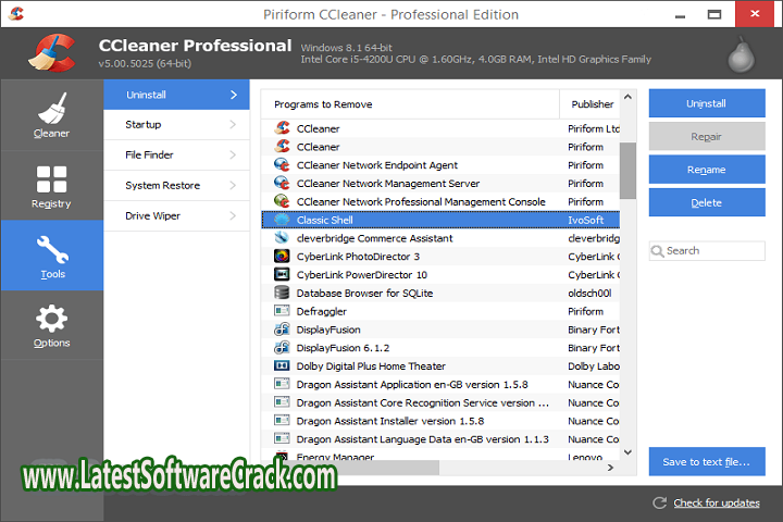 CCleaner Professional Plus 6.04 Free Download with patch