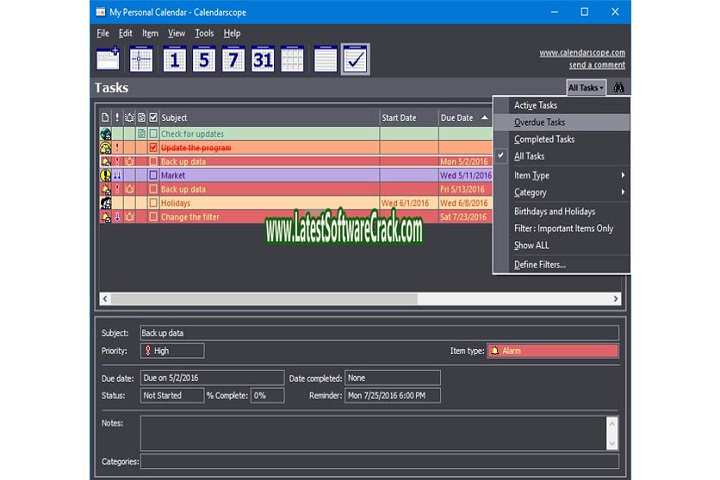 Calendarscope 12.0.2.4 Free Download with Crack Calendarscope 12.0.2.4 Free Download with Crack