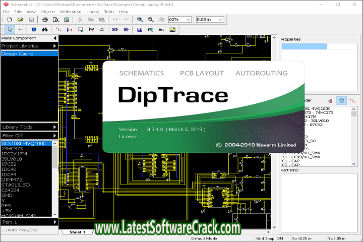 DipTrace 4.3.0.2 Free Download With Crack