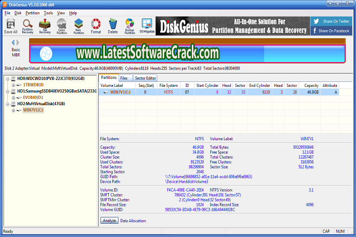DiskGenius Professional v5.4.6.1432 Free Download with patch