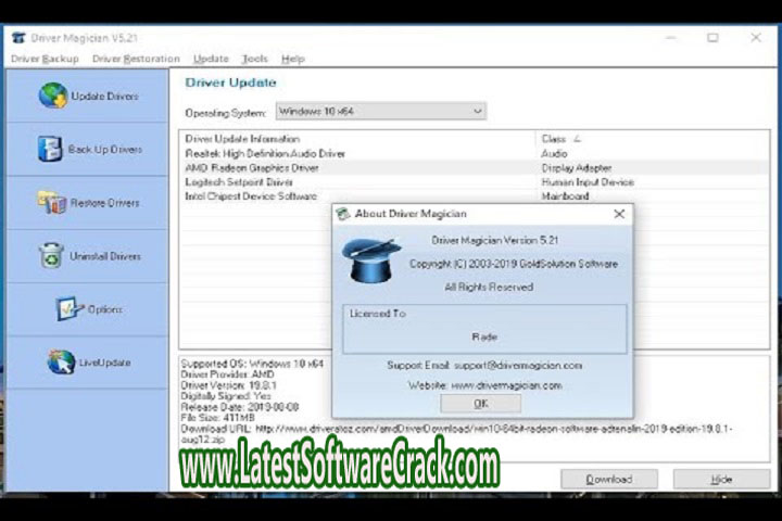 Driver Magician 5.7 Free Download with Crack