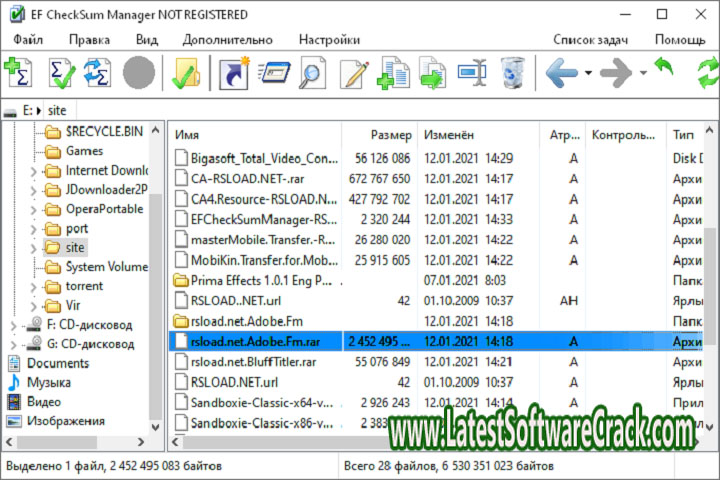 EF CheckSum Manager 2022.07 Free Download with Crack