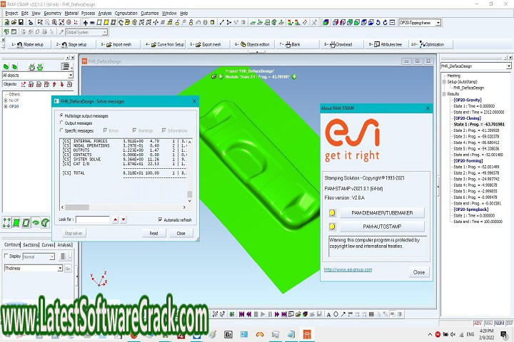 ESI_PAM-STAMP_2022.0 Free Download with  Crack