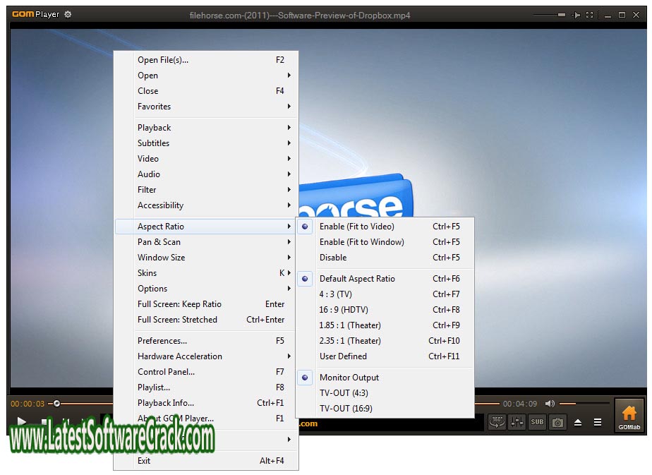 GOM Player Plus 2.3.79.5344 Free Download with patch