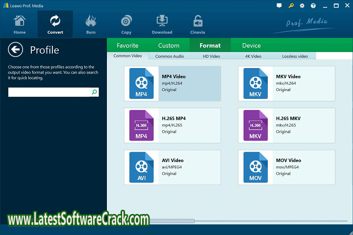 Leawo Prof. Media 11.0.0.3 Free Download with patch