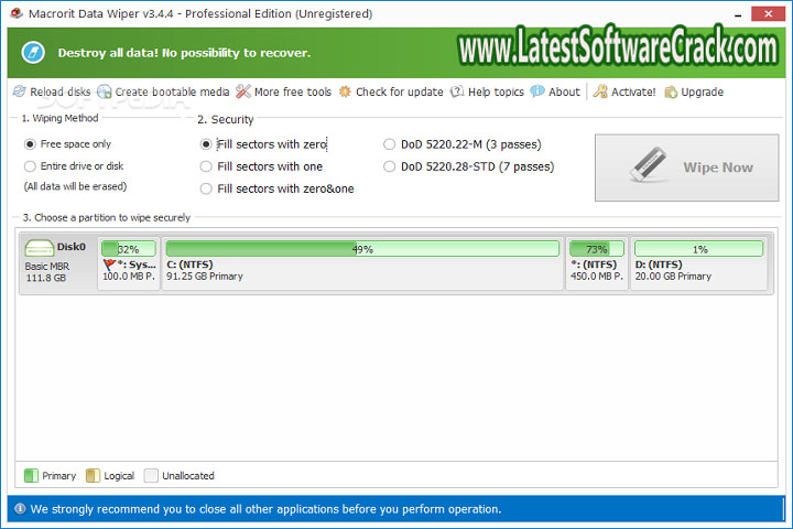 Macrorit Data Wiper 6.3.4 Multilingual Free Download with Patch