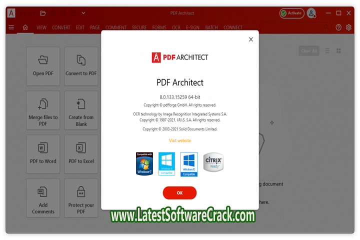 PDF Architect Pro+OCR v8.0.133.15259 Free Download with crack