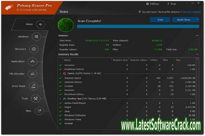 Privacy Eraser Pro 5.28.0.4329 Multilingual Free Download with Crack
