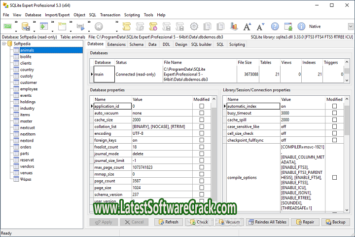 SQLite Professional 5.4.25.569 free download with patch