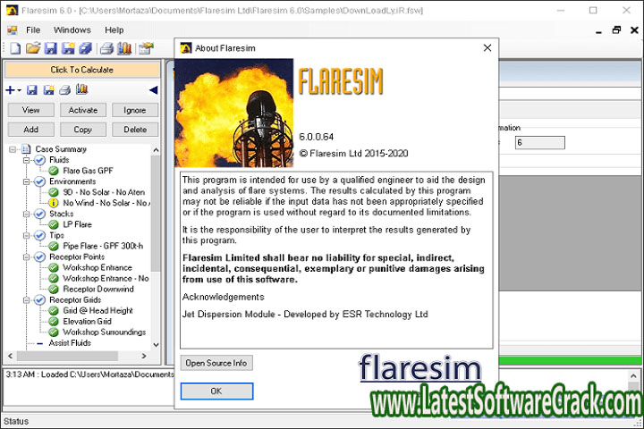 Schlumberger_Flaresim_v2022.2.103 Free Download  with Crack