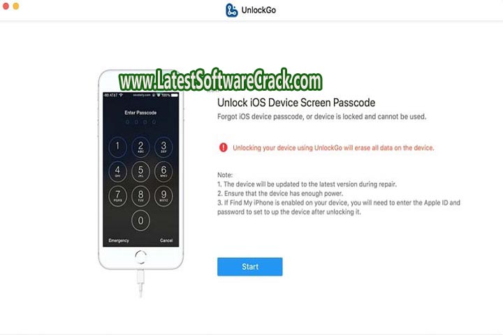 TunesKit iPhone Unlocker 2.1.0.13 Free Download with patch