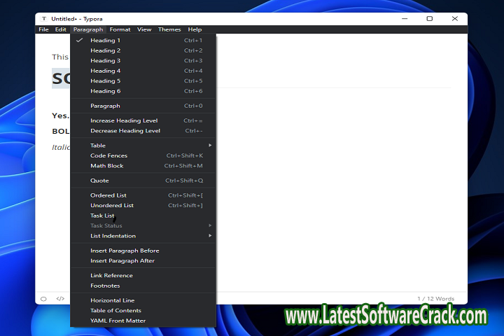 Typora 1.3.8 free download with crack