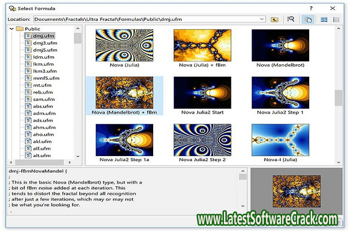 Ultra Fractal 6.05 free download with crack