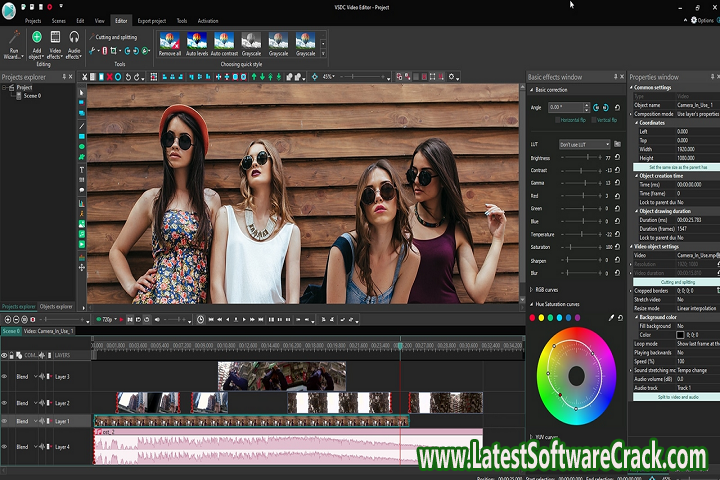 VSDC Video Editor Pro v7.1.13.433 Free Download with patch