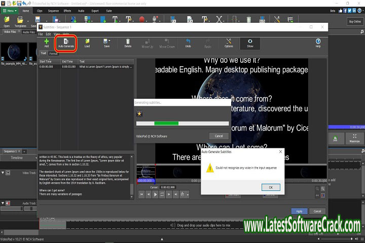 VideoPad Video Editor Pro 11.26 Free Download with Patch