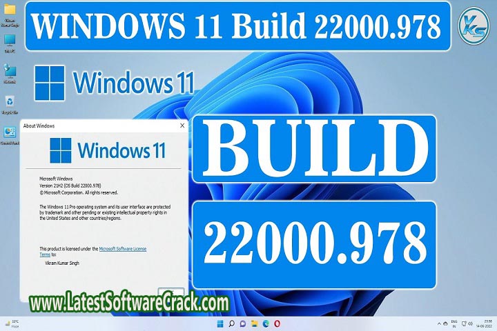 Windows 11 Pro Build 22000.978 Free Download with crack