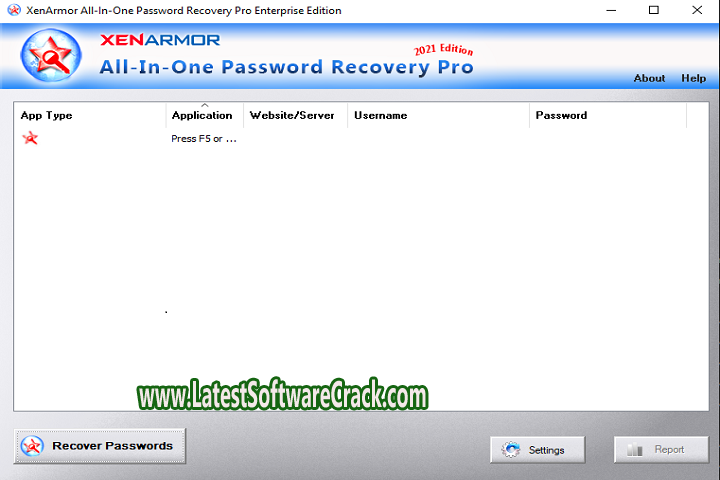 XenArmor Password Recovery Pro v6.0.0.1 free download with crack